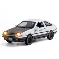 1/32 Toyota  AE86 Toy Car Diecast Miniature Model Pull Back Sound Light Doors Openable Educational Collection Gift Kids A151 balta