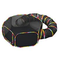 Indoor Foldable Cat Tunnel Tube Kitten Tunnel Bored Cat Pet Toy Peek Hole Toy Cat Dog Rabbit Interactive Supplies 1