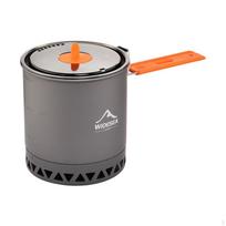 Camping Cooking Pot Outdoor Camp Liter Lightweight Backpacking Hiking - Outstanding Times & Heat Exchanger Pot gray