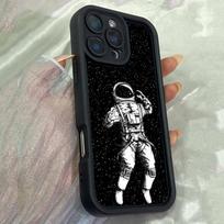 JT43 Astronaut Rocket Man Phone for iPhone 17 16 Pro Max Samsung S26 S25 Ultra A17 A16 A07 A56 Xiaomi 15T Redmi Note 14 Pro Plus Soft TPU Case Cover for iPhone 5/5s juoda