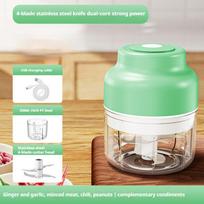 Chopper Vegetable Chopper Meat Mincer Kitchen Children'S Aid Mixer Food Processor Kitchen Tools 250Ml/320Ml Electric Garlic beige