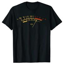 Meter Sound Engineer DJ Analog Audio Lover Design T-Shirt Camisas Men Tshirts For Men Geek T Shirt Summer Cotton - Men's Summ... S įvairiaspalvis