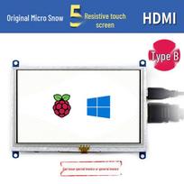 Weixue 5-inch HDMI LCD Screen, Raspberry Pi 4 Model B, Resistive Touchscreen, Compatible with 3B+. 5-inch