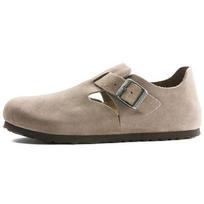 Birkenstock London Suede Leather Taupe Unisex Sneakers Grey 1010504 42