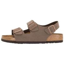 Birkenstock Milano Comfortable And Trendy One Strap Sandals Unisex Light Brown Wide Fit 634501 44 šviesiai ruda spalva