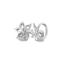 Silver Teeth Grillz Gold Irregular Shape Tooth Grills Double Hollow Flower Grillz  Hip Hop auksas