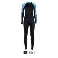 Womens Full-Body Rash Guard Wetsuit Snorkeling Diving Surfing Quick-Dry UV Protection Long Sleeve Swimsuit XS juoda