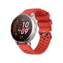 Style Silicone Watch Strap for Amazfit Active 3 Premium Sports Breathable Watch Strap  for Amazfit Active 3 Premium Active 3premium vidurnakčio mėlyna spalva