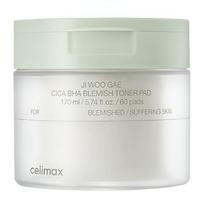 Celimax Jiu Gae Cica BHA Blemish Toner Pad 60 Sheets (2pcs) gray