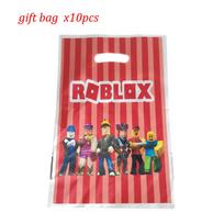 Roblox Birth Date Celebration Decorations Supplie Roblox Activity Party Celebration Balloons Disposable Tableware Cup Board Infant Shower Playthings