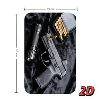 DORA Tin Sign Tactical Pistol Ammo Metal Sign Vintage Gun Wall Art for Man Cave Garage Bar Decor 20x30cm（7.8x11.8inch）