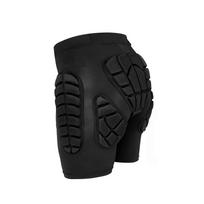 Outdoor Ski  Shorts  + Knee Pads Set Waterproof Skateboarding Snowboarding Skiing for Women Men black