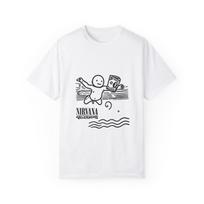 Nirvana Nevermind Funny Edition T-shirt Unisex Rock Icon with a Smile! XXL black