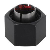 1/2 ir 1/4 colio griebtuvas, griebtuvo collet ir veržlė, frezavimo staklių griebtuvo pakeitimas, 12 mm griebtuvo 12.7MM