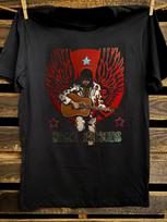 Gram Parsons Band Gift For Fan Black T-shirt Unisex 100% Cotton Shirt XL black