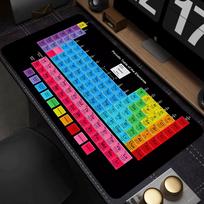 Large Periodic Table of Chemical Elem Mouse Pad Anti-slip Rubber Gaming Mausepad xxl Anti-slip Mousepad Gaming Keyboard Desk Mat 30cmx60cm(11.8x23.6inch) blue