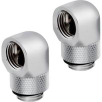Corsair Hydro X Series 90° pasukamas adapteris, dviejų dalių pakuotė, chromas CX-9055008-WW