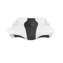 Drugelio kaklo atrama, perlinė atminties putų pagalvė - Lėtai atšokanti, nesuspaudžiama, su užvalkalu Small Pearl Pillowcase black