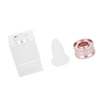 12,1 mm „pasidaryk pats“ lūpų dažų silikoninė forma, naminės balzamų lūpoms forma, apvalus amatininkų įrankių rinkinys white