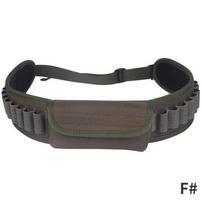 Taktinis 30 šovinių Bandolier diržas 12 kalibro šovinių dėklas Medžioklės šautuvo šovinių juosmens diržo laikiklis Airsoft priedai
