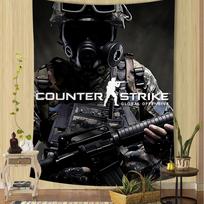 CounterStrike CS 2 Hippie Wall Hanging Tapestries Bohemian Wall Tapestries Mandala INS Home Decor 100X70CM gray