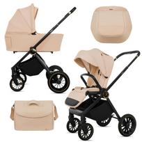 BabyLux Rosso 2in1 vežimėlis, lopšys, lengvas, sulankstomas komplektas