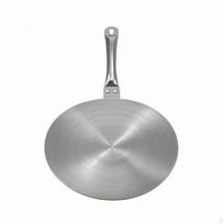 10 vienetų indukcinės kaitlentės adapterio plokštelė nerūdijančio plieno terminis skirstytuvas su rankena tolygiai 20CM Fixed Handle gray