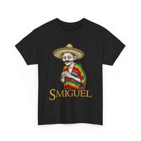 Smiguel Meksikietiškas Sombrero Juokingi Meksikos Kultūros Mashup Marškinėliai 1 2XL black