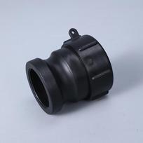 Sustorintas moteriškas jungtis IBC bako adapteris 60 mm moteriška Camlock jungtis PP medžiaga Camlock fitingas