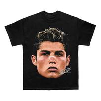 Cristiano Ronaldo C7 Veido Marškinėliai 2026 Futbolo Gerbėjo Marškinėliai 100% Medvilnės Drabužiai Unisex Unisex Unisex Marškinėliai Y2k Laisvalaikio Marškinėliai Streetwear 2XL white