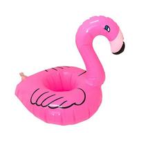 Mini pripučiami flamingo spurgos baseino plūduriuojantys žaislai Gėrimas plūduriuojantis puodelio laikiklis plaukimo žiedo laikiklis vakarėliui žaislai paplūdimio vaikams suaugusiems pink
