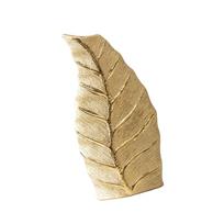 Golden Leaf Design European Ceramic Vases Elegant Flower Arrangement Container for Sophisticated Home Shelf Decoration S