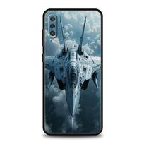 Phone Case For Samsung A56 A36 A26 A54 A52 A24 A14 A50 A70 A40 A06 A12 A22 A34 A42 A32 5G A04s A16 Cover Aircraft Airplane cool For Samsung A20e gray