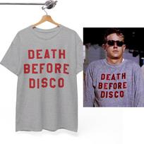KARŠTAS Marškinėliai „Mirtis prieš diskoteką“ su Bilo Murray ir Johno Candy dryžiais Unisex marškinėliai XXXXL