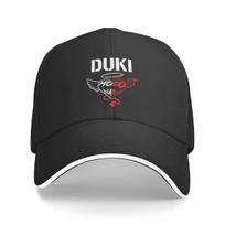 New Duki Trap Rap Duko Baseball Cap Retro Music Argentine  Sandwich Caps for Men Women Adjustable Sun Hat Activities One Size black