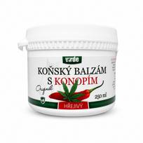 Virde šildantis arklių balzamas su kanapių aliejumi, 250 ml
