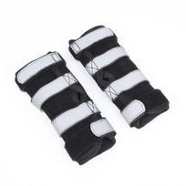 Dog Knee Pads, Pet Protective Gear, Dog Postoperative Recovery Reflective Velcro Joint Protectors XS juoda