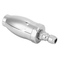 High Pressure Washer Nozzle Sprayer Nozzle 360 degrees  Rotating 1 4 Quick Connect 2800 RPM for Home Car Advertising white