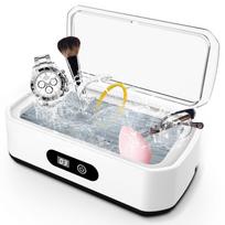 Best-Selling Three-Speed Ultrasonic Cleaner for Jewelry, Dentures, & Eyeglasses white