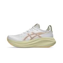 Asics Gel Nimbus 27 Wide White Fawn Unisex Sneakers 1011B956-102 40.5 white