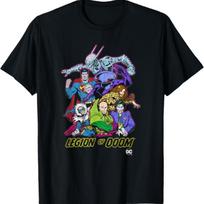 DC Comics Justice League Legion Of Doom Vintage Group Shot T-Shirt S įvairiaspalvis