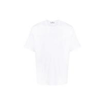 Stone Island Plain Crew Neck Short Sleeve T-Shirt Men tops White 781520444-V0001 L