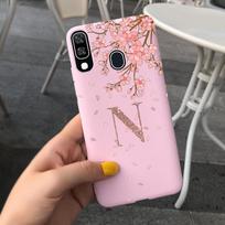 For Samsung Galaxy A40 2019 Case A405 SM-A405F Phone Cover Fashion Letters Shockproof Bumper For Samsung A41 SM-A415F A 40 Coque Samsung A40 black
