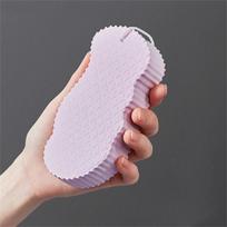 1PCS Magic Sponge Children Bath Sponge Body Dead Skin Remover Exfoliating Massager Cleaning Shower Brush Exfoliante mėlyna
