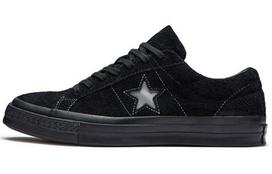 Converse One Star Suede OX Slip Resistant, Lightweight, And Breathable Low top Skateboard Shoes Unisex Black 165956c 35 black