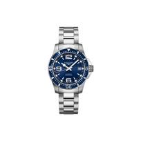 Longines Concas Nardymo serijos Automatinis mechaninis judėjimas Data Rodyklė Laikrodis 39 mm Mėlynas ciferblatas Nerūdijančio plieno korpusas Vyriški laikrodžiai Sidabrinis L3.741.4.96.6 Blue blue