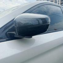 BMW G30/G20/M5 Carbon Fiber Rearview Mirror Cover & Backup Camera Shell - Anti-scratch Protective Sticker BMW G30 G20 Gloss Black Set black