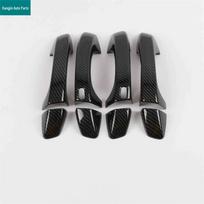 Volkswagen Tayron/Tiguan L (2017-18) Carbon Fiber Pattern Exterior Trim: Rearview Mirror Covers, Rain Shields, Door Handles. gray