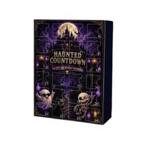 Countdown Calendar for Kids Halloween Advent Calendar, 24 Day Haunted Box with Mini Cute Acrylic Collectibles Figures, Spooky Collectible Toy A