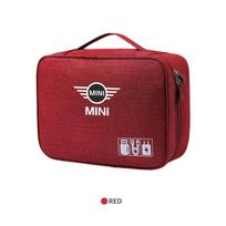 Skaitmeninė automobilio laikymo krepšio USB duomenų kabelio tvarkyklės priedai MINI One Cooper JCW Countryman Clubman Cabrio Paceman Coupe gqtsu22 raudona